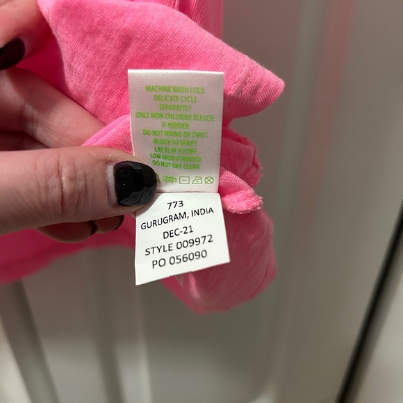 NWOT Lilly Pulitzer Taylin Eyelet Top Pink Shandy Size Small - Picture 13 of 13